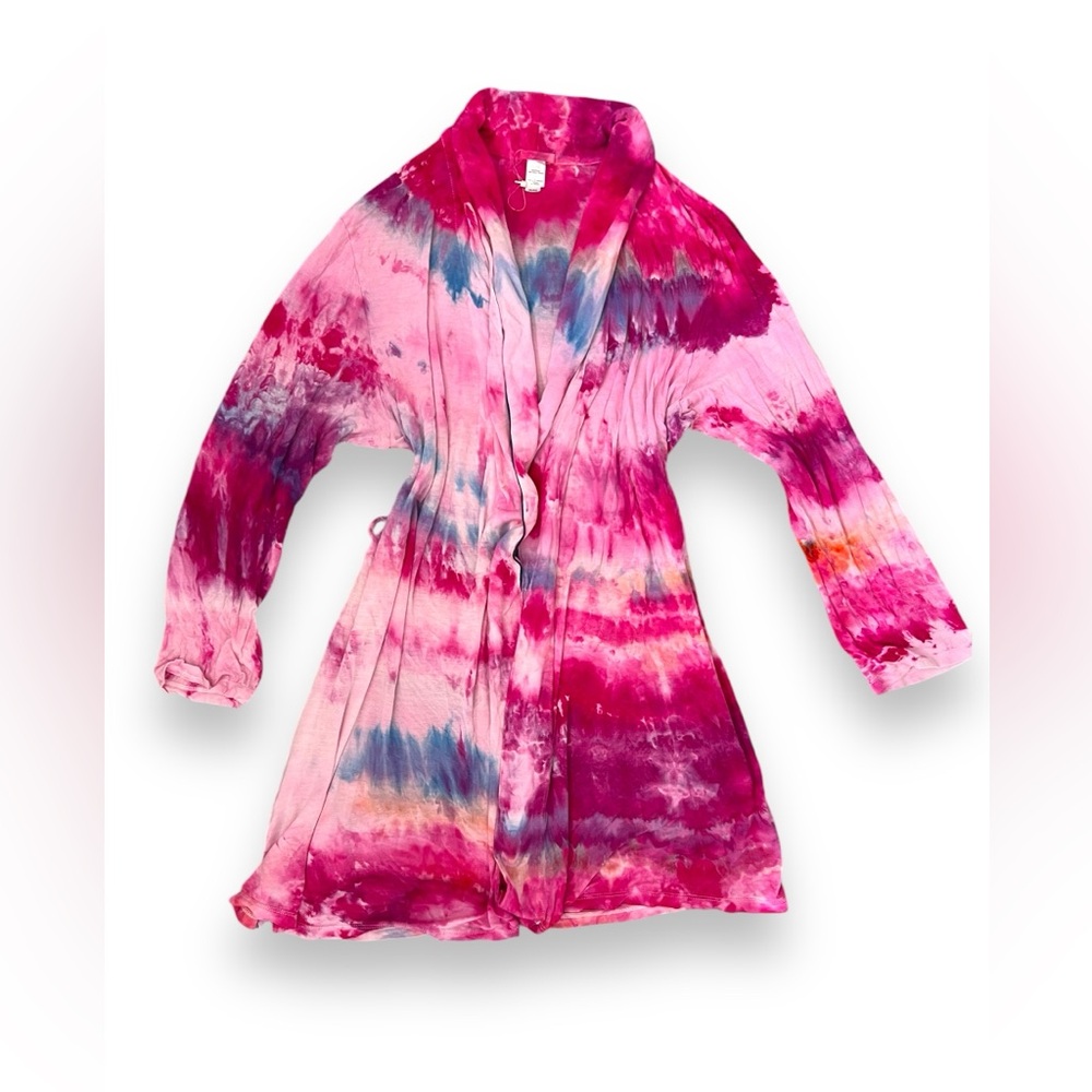 Eberjay short robe pink tie dye L/XL